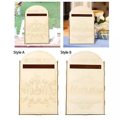 Wedding Card Box Wedding Post Box Envelope Gift Post Card Box Letter Box For • $34.44