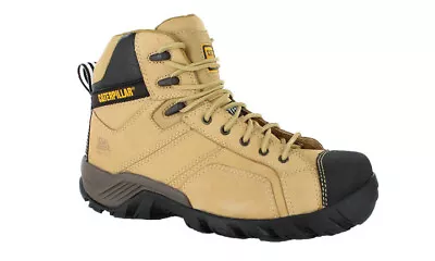 CAT ARGON Hi ST Women 's Lace Up (Non-Zip) Safety Steel Toe Boot Colour: Honey • $119.87