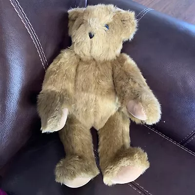 Vintage Vermont Teddy Bear 16 Inch Posable Plush Toy • $15.09