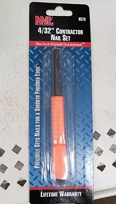 Michigan Industrial Tools MIT 4/32  Contractor Nail Set New Sealed Free Shipping • $8.99