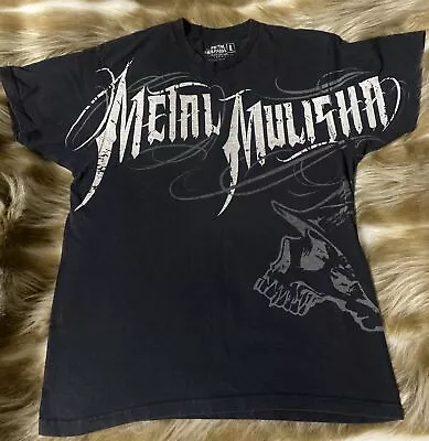 Vintage Metal Mulisha Tee Shirt Men's Size Large Grunge Skater Style • $27