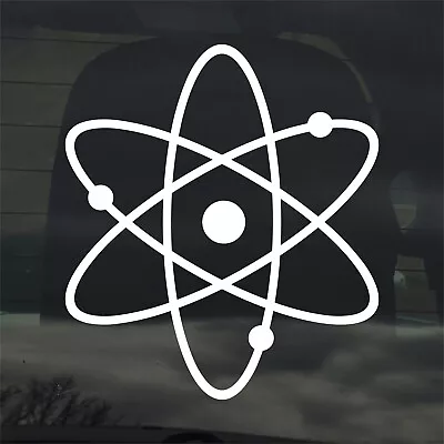 Atomic Symbol Custom Vinyl Sticker Decal Radiation Fallout Nuclear Energy • $3.49