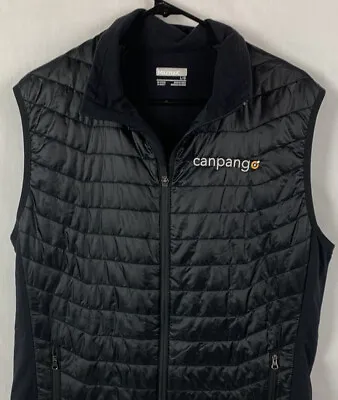 Marmot Jacket Lightweight Vest Full Zip Black Softshell Ski Casual Mens Large • $34.99