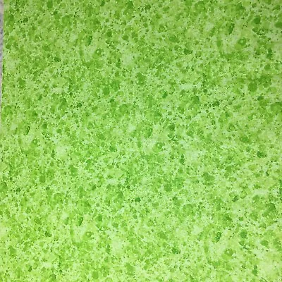 Lemon Green Textile With Metallic Highlight Sewing Quilting Fabric FQ • $6.75