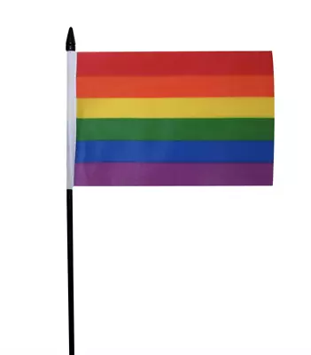 Rainbow Flags & Bunting - 5x3' 3x2' & Giant 8x5' Table Hand LGBTQ+ • £2.99