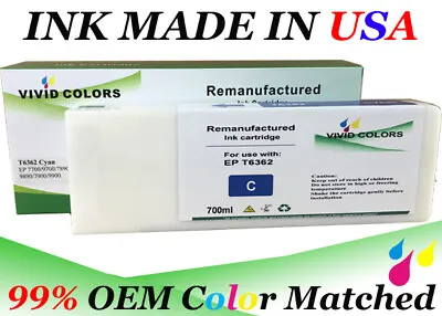 VC Remanufactured Inkjet Cartridge Cyan  T6362 For 7900 • $67.99