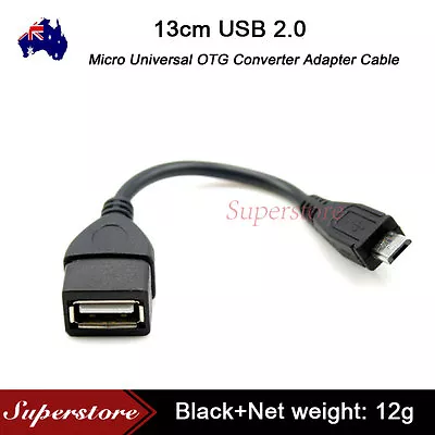 Micro USB Cable Male Host To USB Female OTG Adapter Android Tablet Phone PDA PC • $3.69