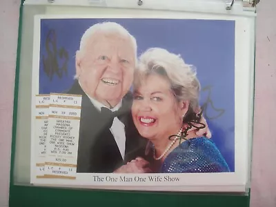 Mickey Rooney & Wife AUTOGRAPHED 8 X 10 PHOTO • $50