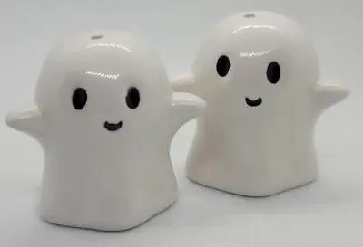 Mini Halloween Salt Pepper Shakers 2023 Cracker Barrel New Happy Ghosts • $11.95