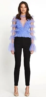 ALICE MCCALL Sheer Mesh Tokyo Skies Top Sz 4 BNWT • $79.95