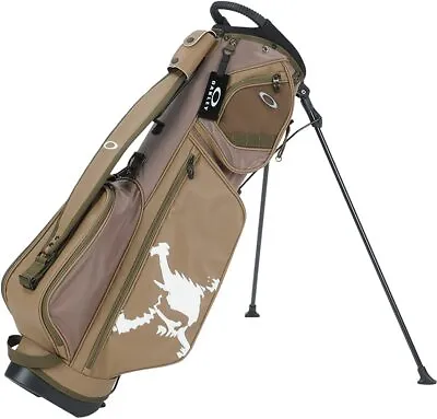 OAKLEY Golf Men's Caddy Bag 17.0 SKULL STAND 8 X 47 In 2.7kg COYOTE FOS901373 • $315.93