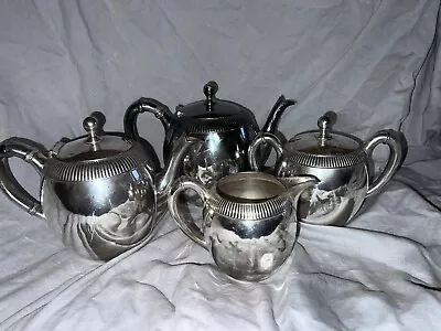 Meriden B. Co Quadruple Silver Plate 4 Piece Set. With Monogram Of The Company. • $150