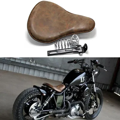 Brown Motorcycle Solo Seat Spring For Harley Davidson Sportster 1200 883 • $58.59