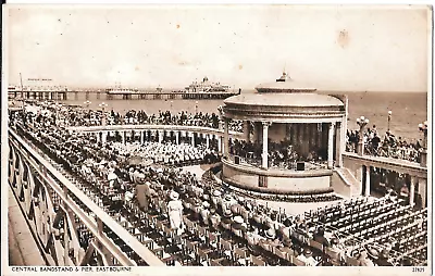 K283 Bandstand & Pier Eastbourne Posted 1940's • £1.99