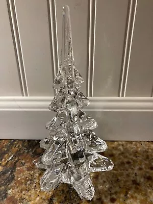 $29.99 • Buy Crystal Glass Christmas Evergreen Tree
