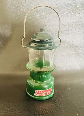 Rare COLEMAN LANTERN Mini Avon Bottle Manly Cologne Green Metal & Glass NICE! • $12