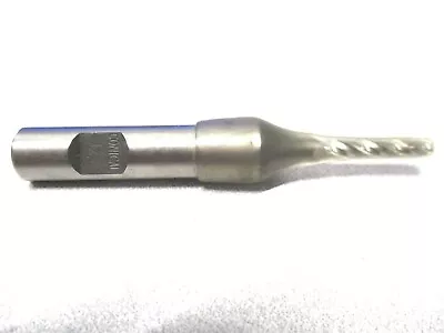 Conical (AX-103) .107 X 2-7/8 3-Flute 1/2° Angle/Side RH HSS Tapered End Mill • $14.95