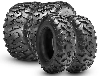 Full Set 4 25x8-12 25x10-12 ATV Tires UTV All Terrain Tyres 6PR 25x8x12 25x10x12 • $269.99