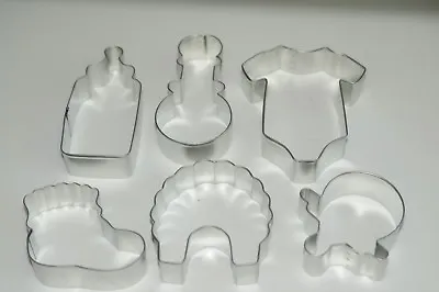 Baby Shower New Baby Pregnant Themed Cookie Cutter Cake Pastry Biscuit Cutters  • £2.61