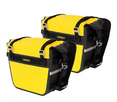 Nelson-Rigg SE-3050 Yellow/Black Saddlebags 27.5L Deluxe Dry - Best Price!! • $160