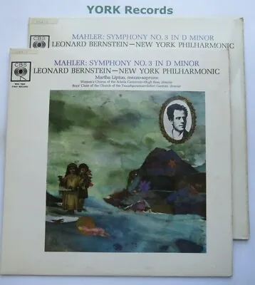 BRG 72065/6 - MAHLER - Symphony No 3 BERNSTEIN New York PO - Ex 2 LP Record Set • $31.12