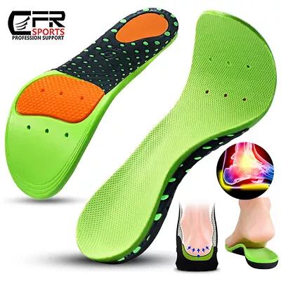 S/M/L Orthotic Shoe Insoles Insert Flat Feet High Arch Support Plantar Fasciitis • $7.49