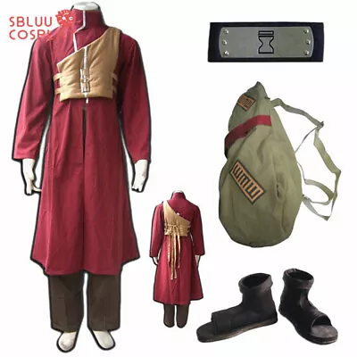 SBluuCosplay Adult Kids Gaara Cosplay Costume Red One Halloween Costume • $74.99