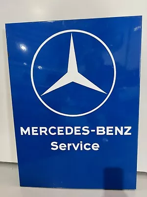 Original 1960's Mercedes Benz Dealer Service Sign • $2300