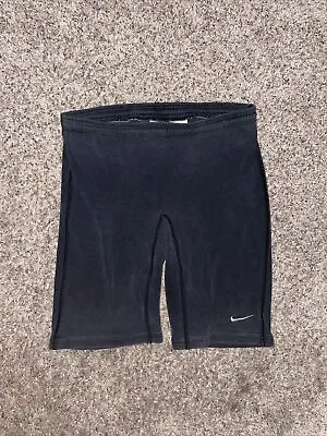 Vintage Nike Spandex Shorts Bike Men's Size XL Made In The USA Black Gray • $20