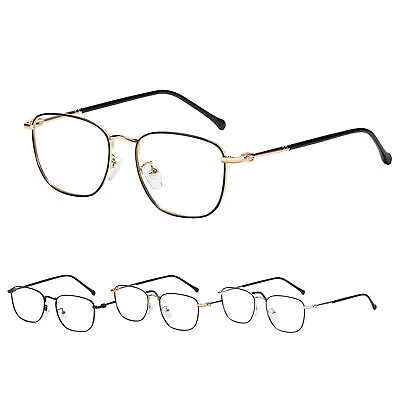 Fake Glasses Clear Glasses Frames Blue Light Blocking Eyeglasses + Frames Art • £9.01