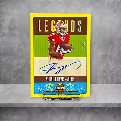 2023 Panini Legacy Football  Legends  Vernon Davis  #149 San Francisco /15 Auto • $79.99