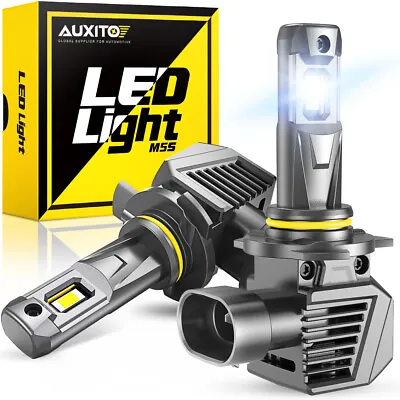 AUXITO Super Bright 9012 LED Headlight Kit Bulb High Low Beam White HIR2 M5S • $32.99