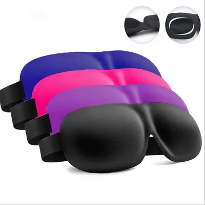 $0.99 • Buy  3D Travel Eye Mask Sleep Soft Padded Shade Cover Rest Relax Sleeping Blindfold