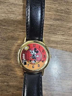 Vintage 1990s Disney Mickey Mouse Watch Limited Ed Magic Hat  • $120