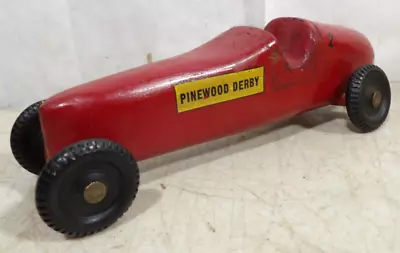 Vintage 1960s70s Handmade Custom Pinewood Derby Car • $75