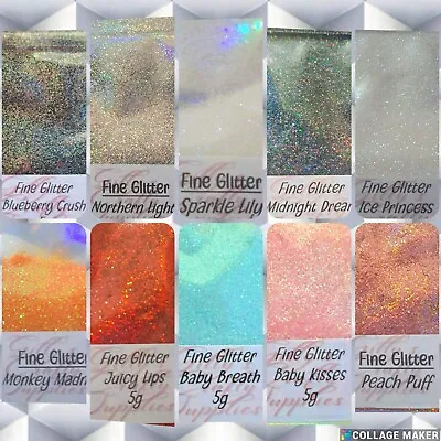 £1 • Buy Fine Glitters Ideal For Nail Art, Crafts & Resin  *Various Colours*