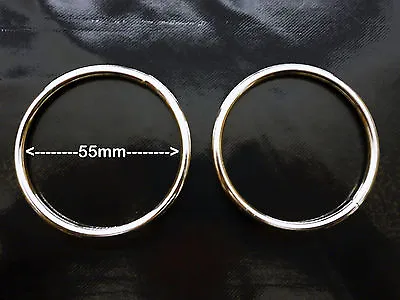 Metal Ring Welded 55mm / 2.25 Inch Internal Diameter (2.5 Inch External)Two • $1.61