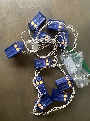 $24.99 • Buy Doctor Who Tardis String Lights 9 Ft Indoor Home Bedroom Decor BBC TESTED WORKS