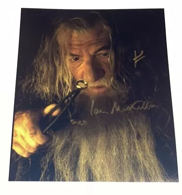 SIGNED IAN MCKELLEN LORD OF THE RING GANDALF 11x14 PHOTO AUTHENTIC PROOF • £179.99