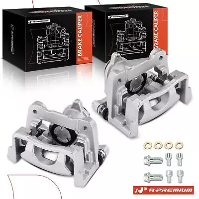 2Pcs Rear Left & Right Brake Caliper With Bracket For Mazda 3 3 Sport 2017 2018 • $127.99