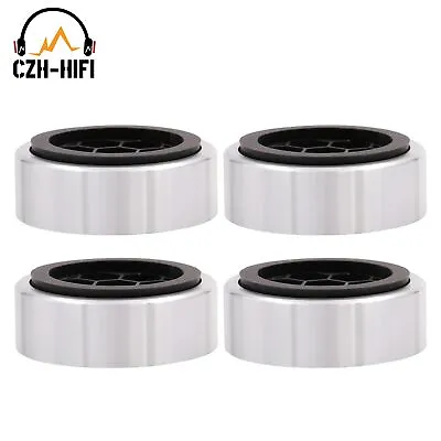 4pcs 61x23mm Isolation Feet Aluminum Plastic Pad For AMP Speaker Turntable DAC  • $16.55