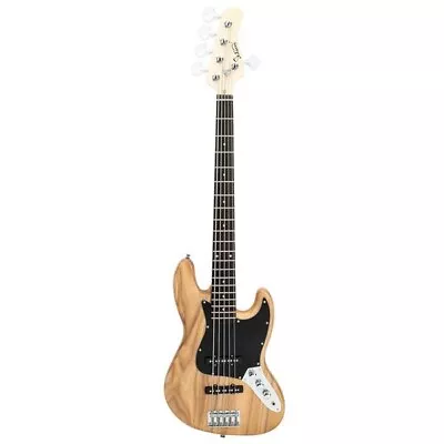 Glarry Gjazz Electric 5 String Bass Guitar Full Size Bag • $96.82