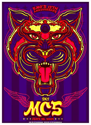 Mc5 Austin Concert Poster 2004 Todd Slater Wayne Kramer Original • $250