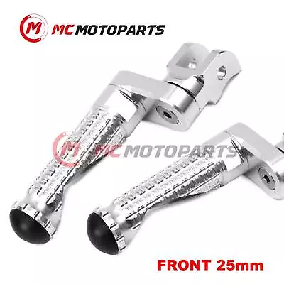 For Suzuki Boulevard M109R 06-20 19 MPRO 25mm Extended SILVER Front Foot Pegs • $51.02