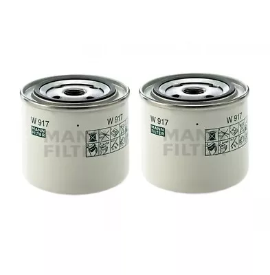 Pair Set Of 2 Engine Oil Filters Mann For Lada Samara Volvo 264 740 745 850 940 • $21.95