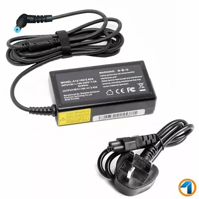 LITEON PA-1650-02 ACER ADAPTER CHARGER 19V 3.42A 65W 5.5 X 1.7mm YES / NO Cable • £10.45