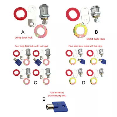 Universal Coin Operated Arcade Game Lock Vending Machine Cabinet Locks • $25.32