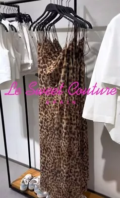 Zara Woman Nwt Ss24 Animal Print Tulle Dress Leopard All Sizes 5039/474 • $52.90