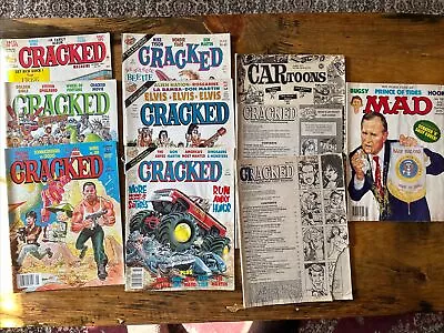 Cracked Mad Magazine Cartoons Magazine Lot Of 10 Fair To Poor Condition • $9.99