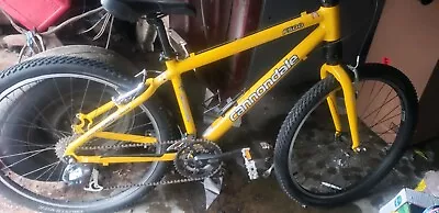 Cannondale F500 17  Mountain Bike Bicycle Yellow Made USA • $125